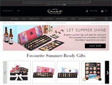 Tablet Screenshot of hotelchocolat.com